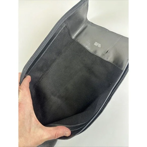 Michael Michael Kors Maisie Knee High Boot Black Leather Pebbled Gold Button 7.5 - Picture 12 of 15